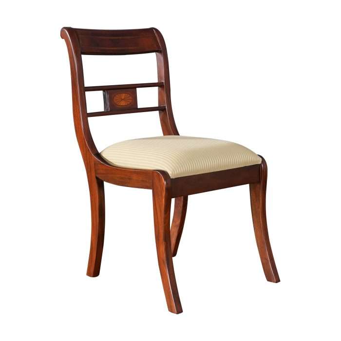 Banded Mahogany Side Chair