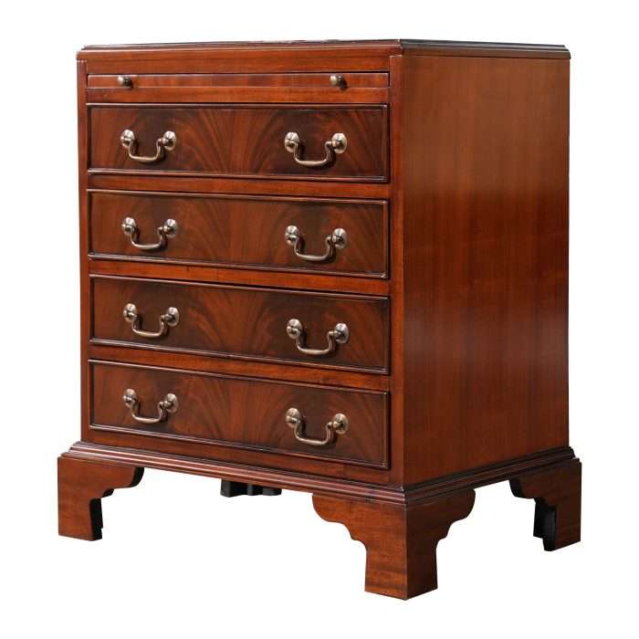 Small Mahogany Campaign Chest