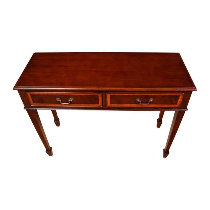 Mahogany Banded Console
