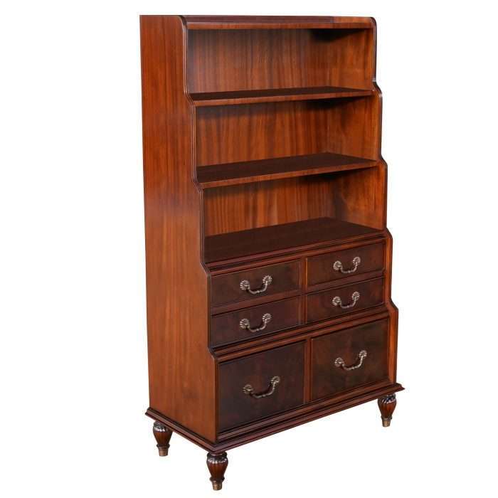 Waterfall Mahogany Bookcase