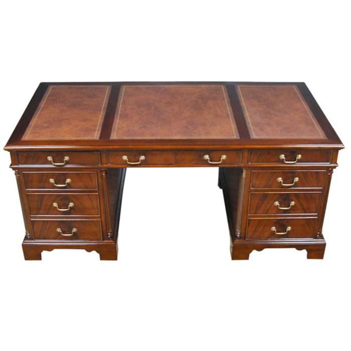 Large Mahogany Executive Desk