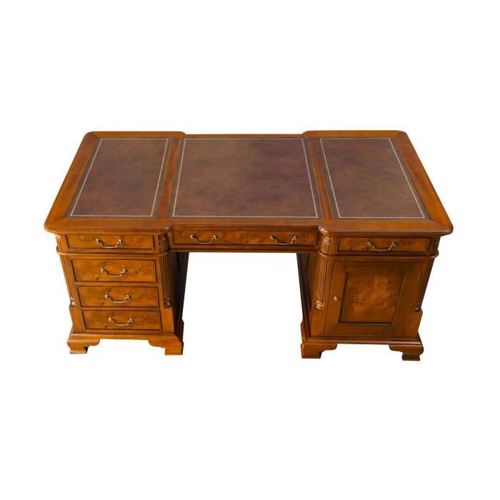 Burled Partners Desk