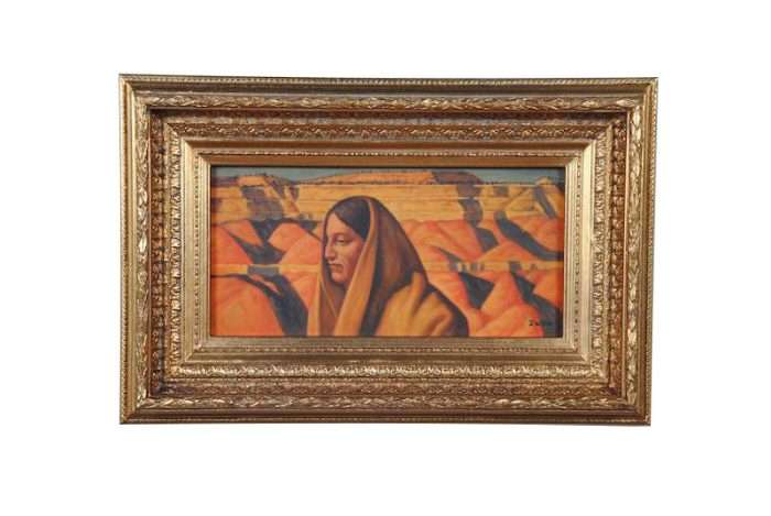 Southwestern Scene Oil Painting