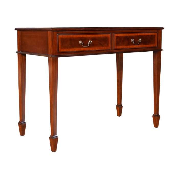 Small Mahogany Banded Desk