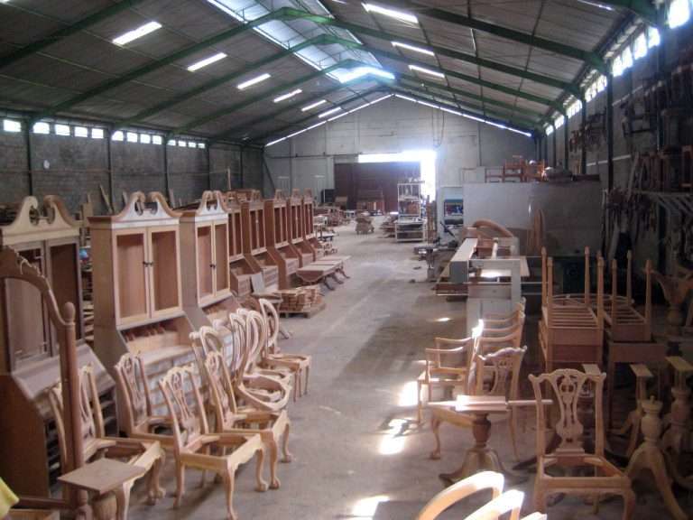 Mahogany furniture factory