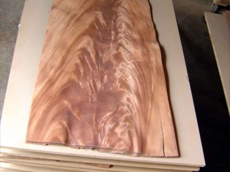 Mahogany veneer