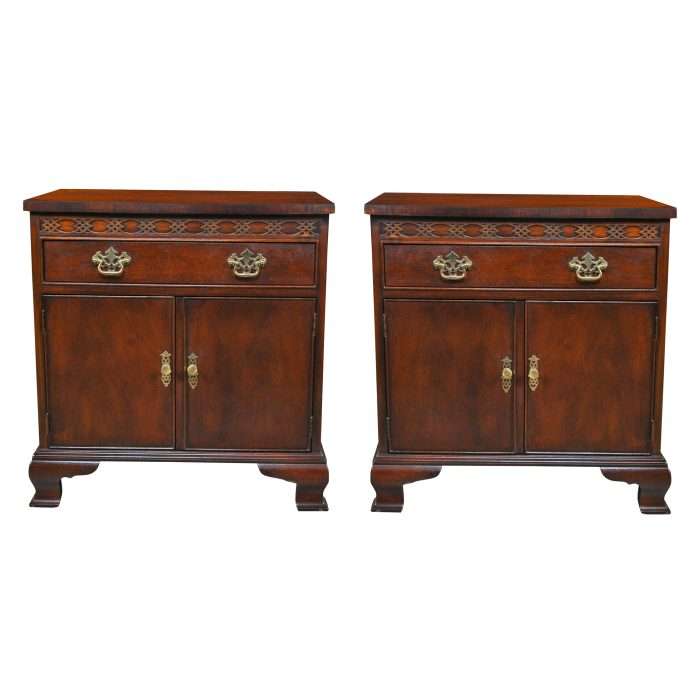 PAIR Baker Mahogany Night Stands