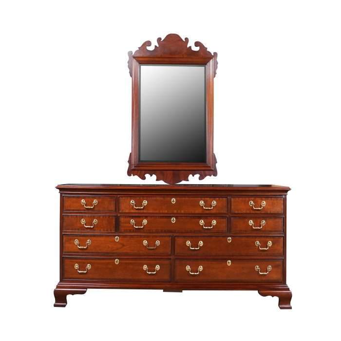 Vintage Councill Triple Dresser and Mirror
