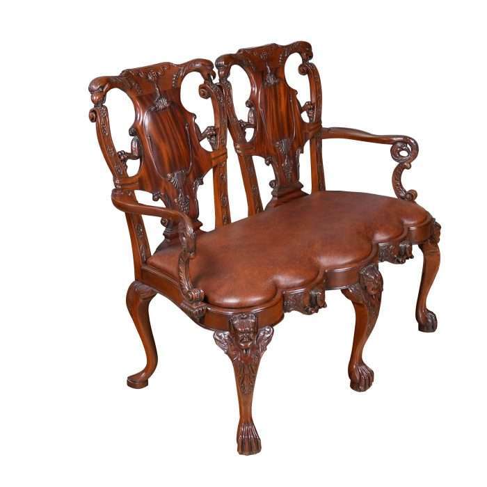 Two Seat Federal Style Chair