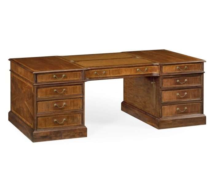 Jonathan Charles Walnut Partner Desk