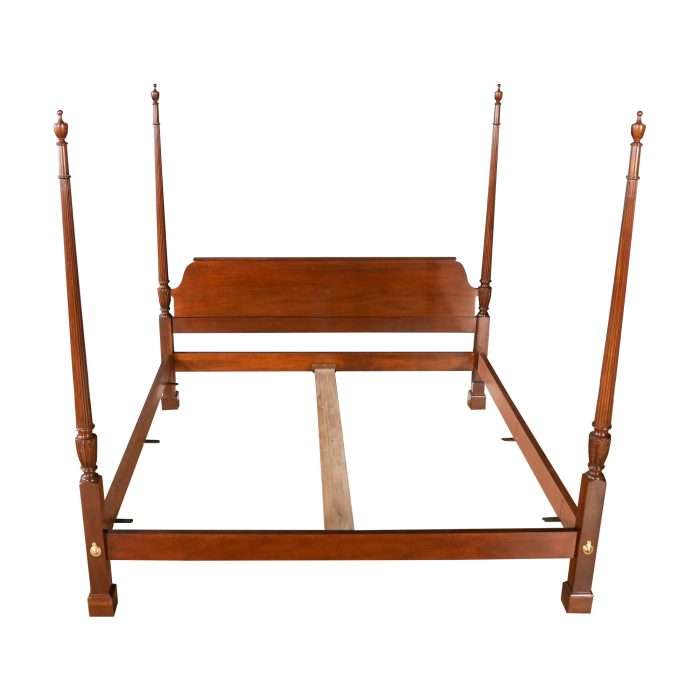 Baker Mahogany King Size Poster Bed