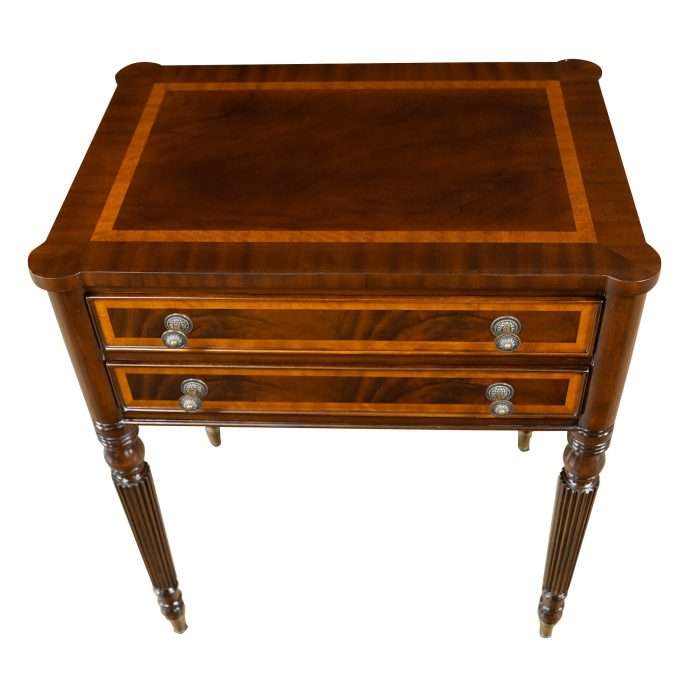 Large Sheraton End Table
