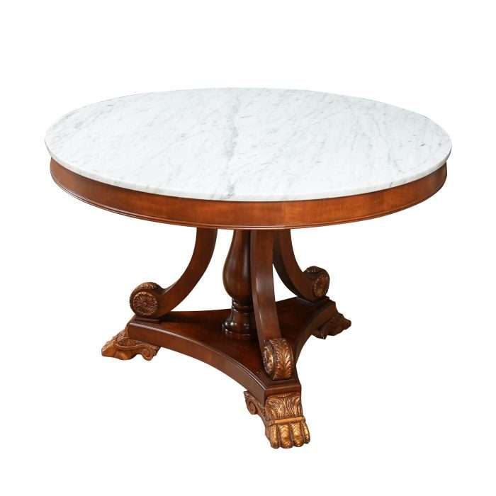 Vintage Marble Top Center Table